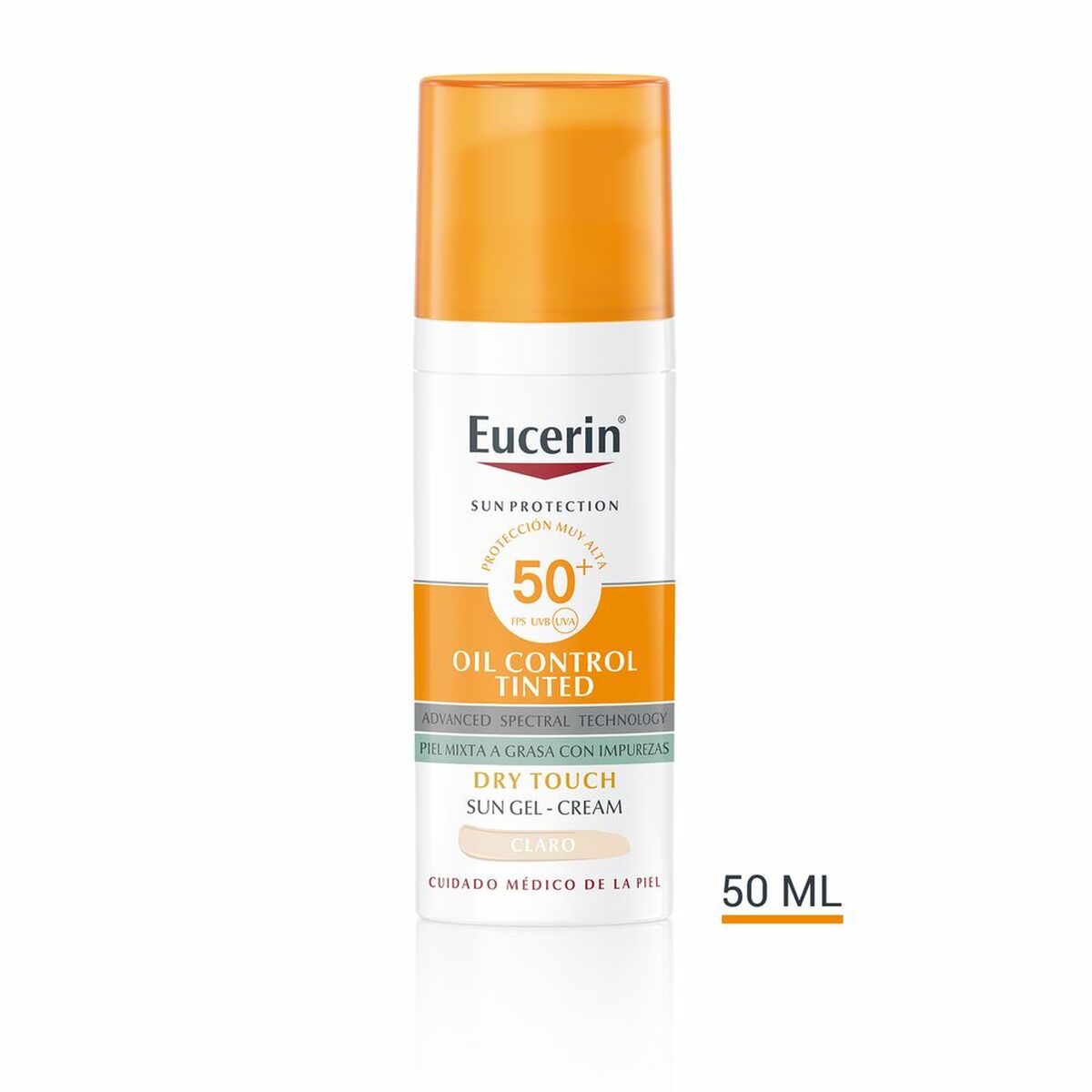 Eucerin Sun Protection Oil Control Tinted Sun Gel-Cream SPF 50+ (Light) 50 ml