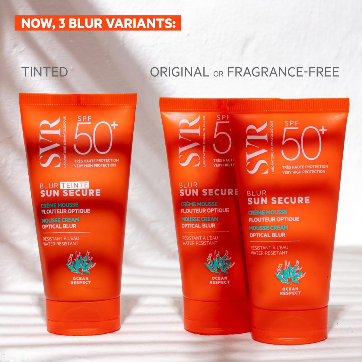 SVR, Sun Secure Blur, Sun Protection, Sunscreen Cream, For Face, SPF 50+, 50 ml