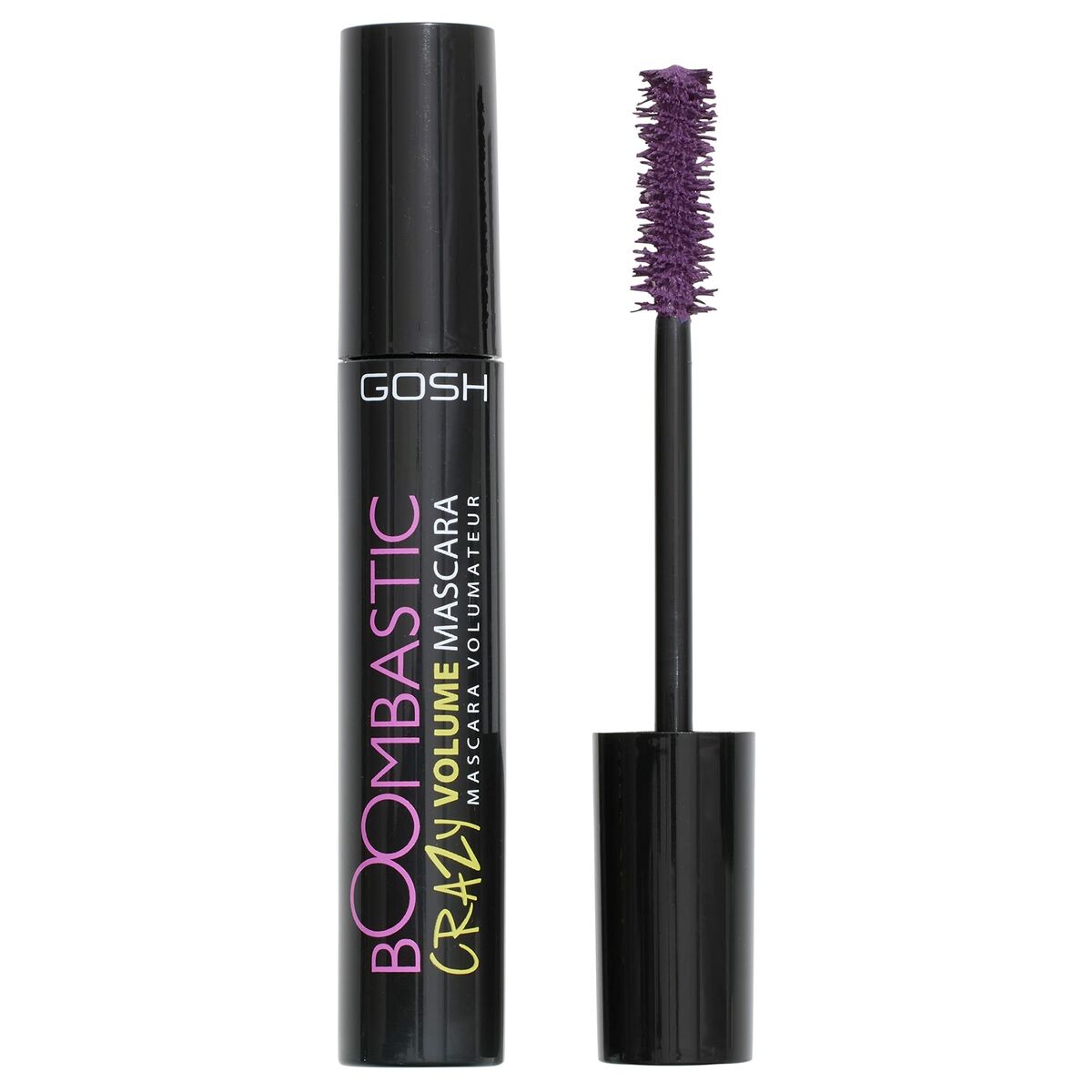 Gosh, Boombastic Crazy, Vegan, Length and Volume, Mascara, 006, Dusty Violet, 13 ml