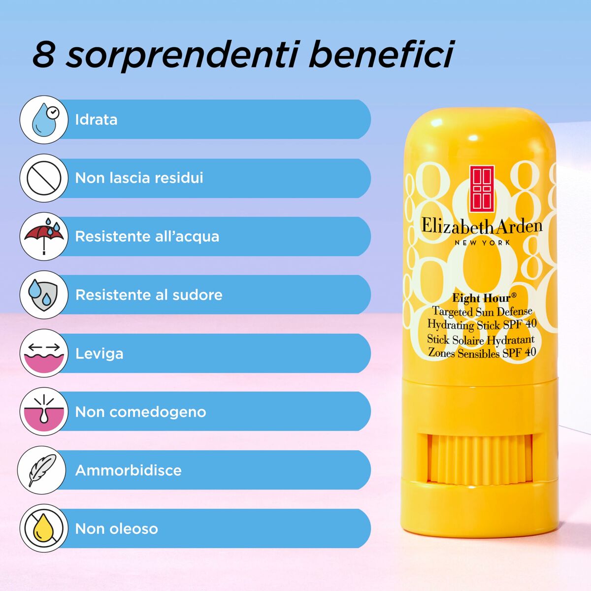 Elizabeth Arden Eight Hour Targeted Sun Defence Hydrating Stick SPF 40 6,8 g