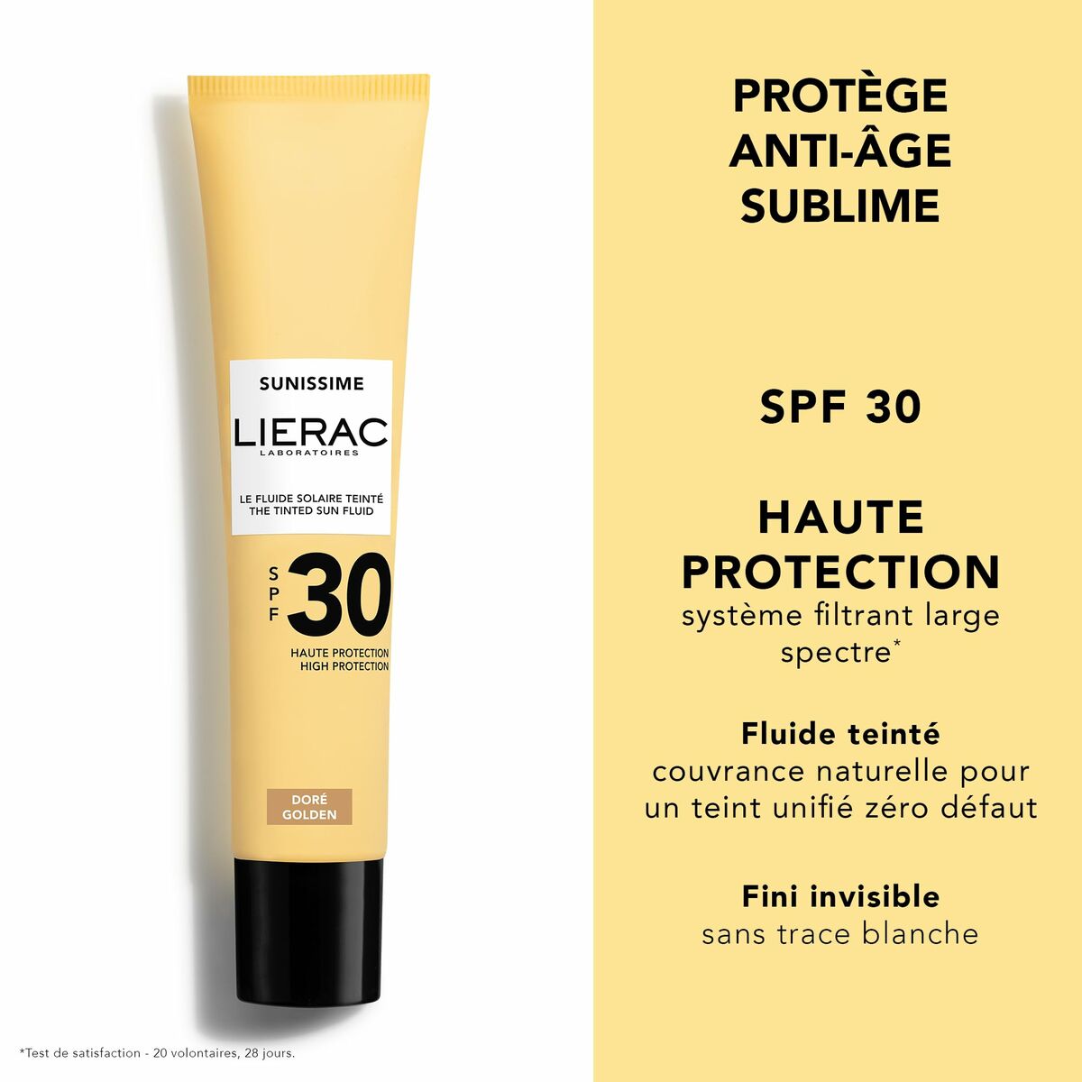 Lierac, Sunissime, Anti-Aging, Sunscreen Fluid, For Face, SPF30, 40 ml