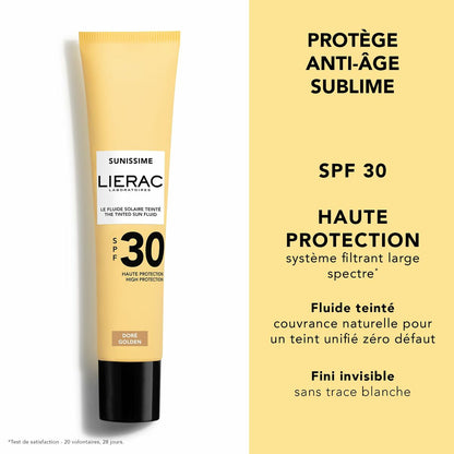 Lierac, Sunissime, Anti-Aging, Sunscreen Fluid, For Face, SPF30, 40 ml
