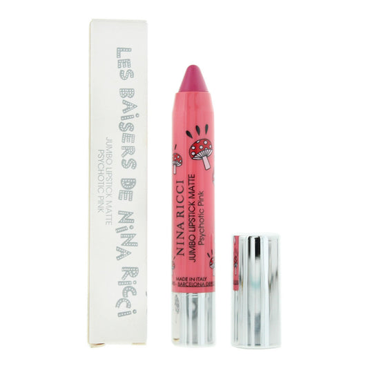 Nina Ricci, Jumbo Lipstick Matte, Jumbo Matte, Cream Lipstick, Psychotic Pink, 2.5 g