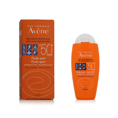 Avene, Sport Fluid, Photo-Protecteur, Sunscreen Fluid, For Face & Body, SPF50+, 100 ml
