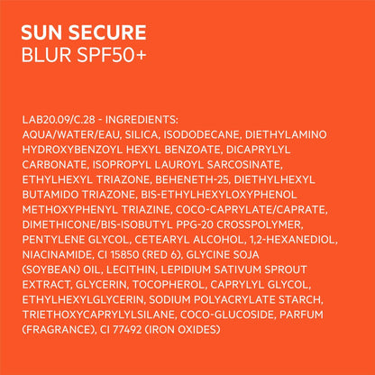 SVR, Sun Secure Blur, Sun Protection, Sunscreen Cream, For Face, SPF 50+, 50 ml