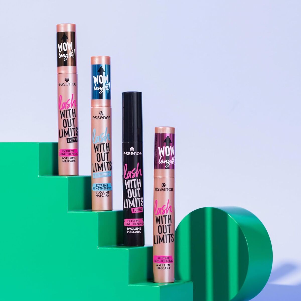 Essence, Lash Without Limits, Waterproof, Extreme Lenghtening & Volum Lashes, Mascara, 03, Black, 13 ml
