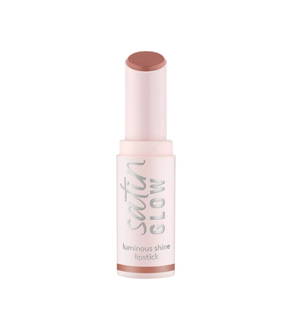Essence, Satin Glow, Luminous, Cream Lipstick, 01, Whole Latte Love, 3.5 g