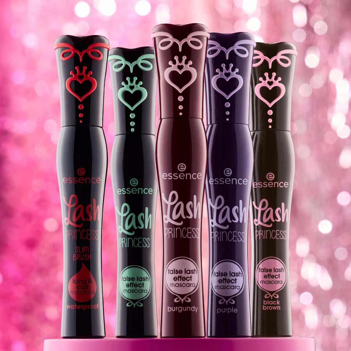 Essence, Lash Princess, False Lash Effect, Mascara, Burgundy, 12 ml