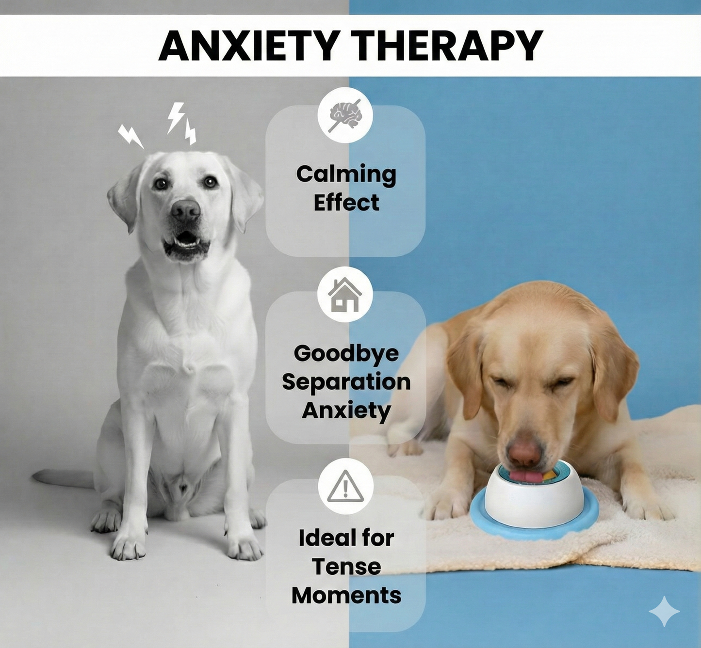 Interactive Anti-Anxiety Licking Bowl