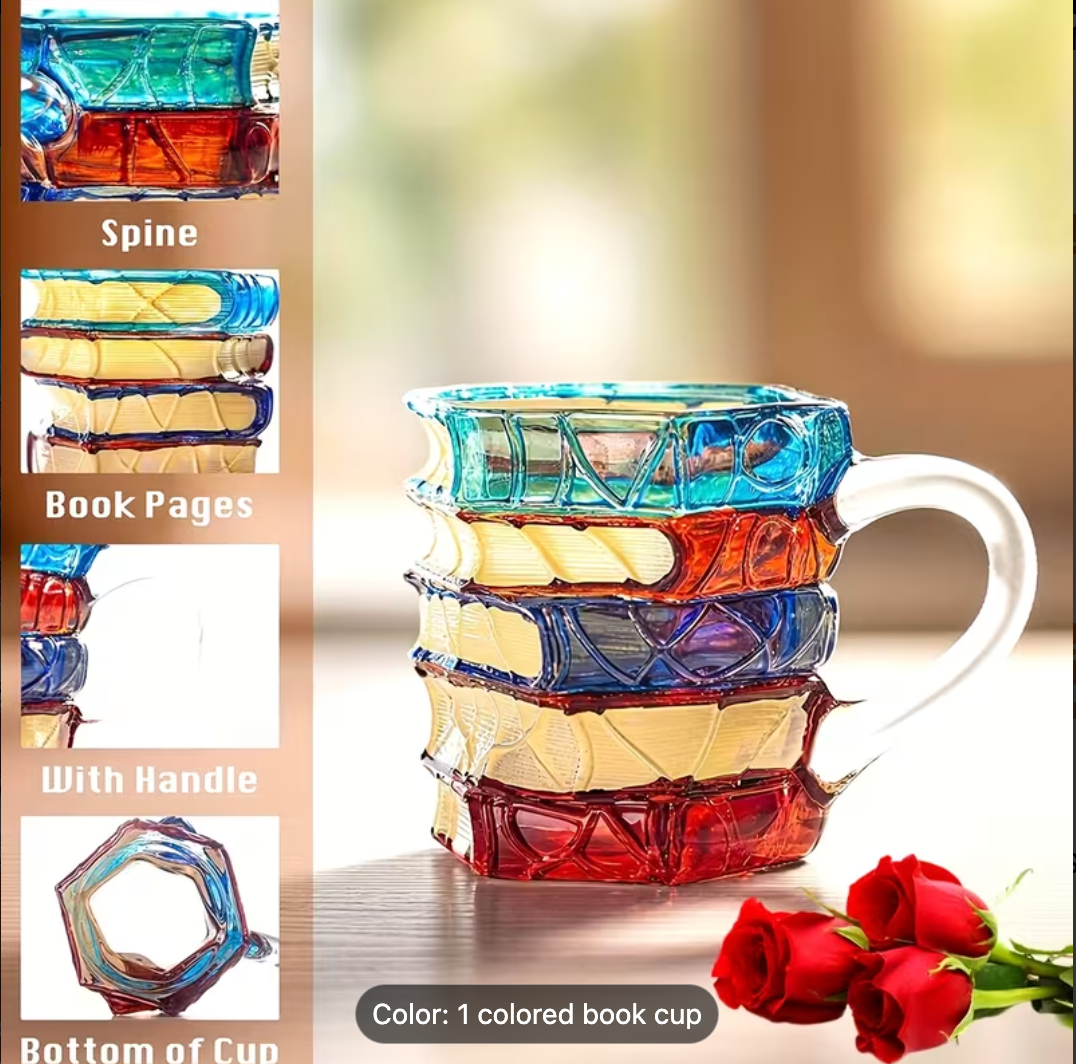 3D Book Design Mug
