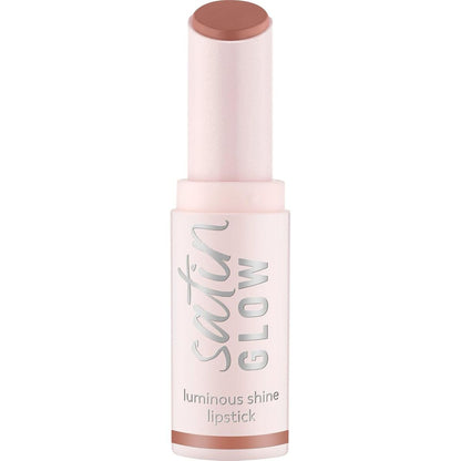 Essence, Satin Glow, Luminous, Cream Lipstick, 01, Whole Latte Love, 3.5 g