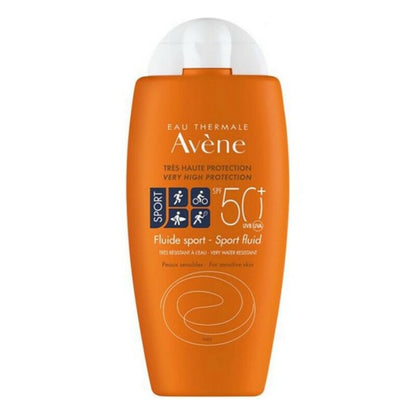 Avene, Sport Fluid, Photo-Protecteur, Sunscreen Fluid, For Face & Body, SPF50+, 100 ml