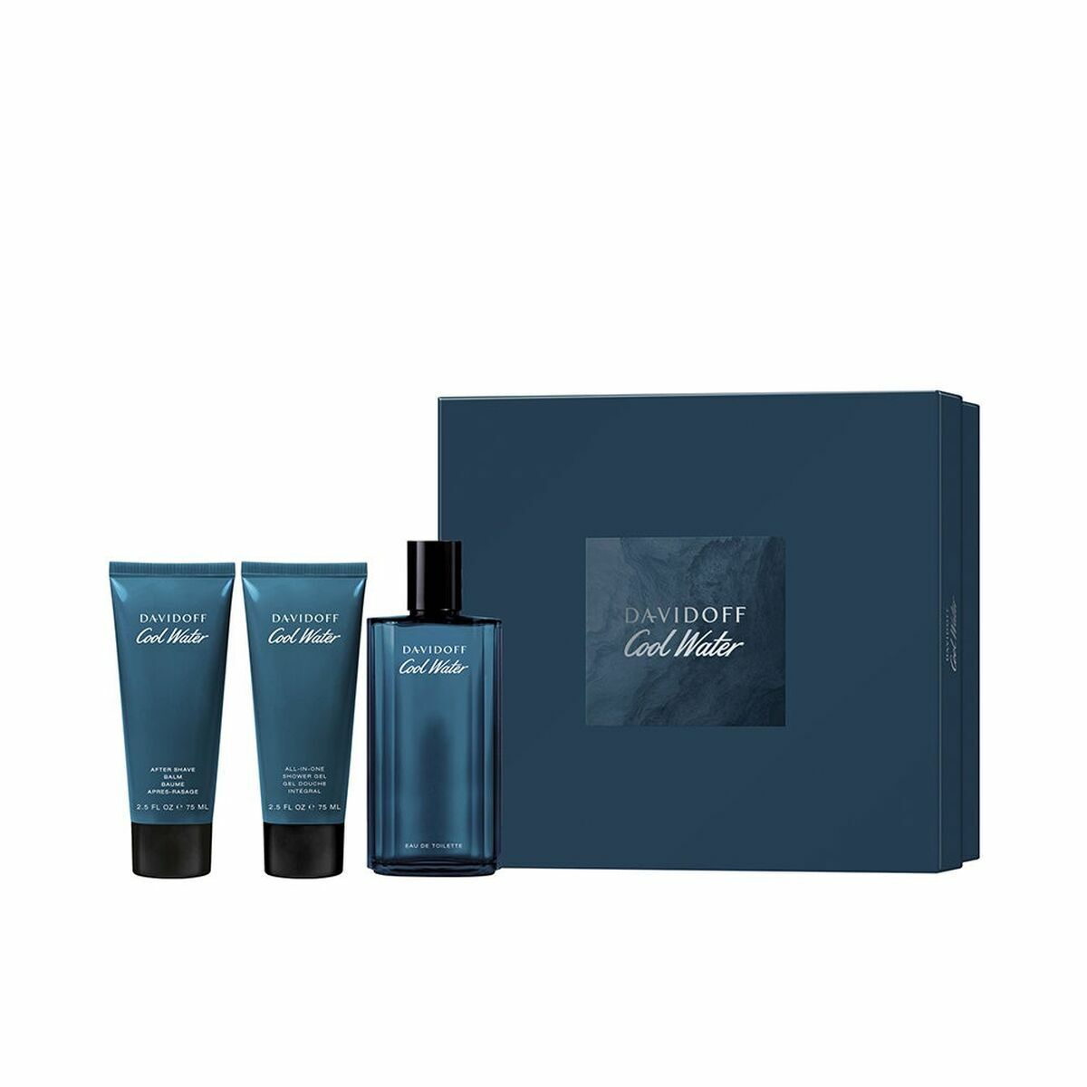 Davidoff Cool Water for Men EDT 125 ml + ASB 75 ml + SG 75 ml (man)
